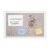 VUSIGN 30″x 20″ Cork Board with Linen,White Wood Frame Bulletin Board, Pin Board Display Board for Wall, Double‑Sided Hanging Fabric Notice Board with 10 Pushpins for Home Office School Memo Planning