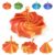 VUTGE 3D Printed Sensory Fidget Star,Dual Motion Fidget Toy with Reinforced Handle Color-Changing Spiral Finger Toy with Auditory Feedback, ADHD Anxiety Relief Desk Toy for Office Gifts (red-Gold)