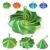 VUTGE 3D Printed Sensory Fidget Star,Dual Motion Fidget Toy with Reinforced Handle Color-Changing Spiral Finger Toy with Auditory Feedback, ADHD Anxiety Relief Desk Toy for Office Gifts(Green-Yellow)