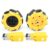 Vvikizy Mecanum Wheel for TT Motor, 80mm ABS Rubber Wheel with 4WD Smart Car Robot DIY Parts, for Translation Drift 45 Movement