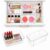 VYNQVHC Expanding Drawer Organizers, Adjustable Clear Storage Bins，1pc-M