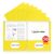 VZCPYTPM 50 Pack Yellow Folders with Pockets,2 Pocket File Folders