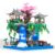Vziimo Cherry Blossom Bonsai Tree Micro Building Block Set, Chinese Architecture Peach Blossom Pond Kits, Japanese Sakura Tree Valentine’s Day Gifts for Adults Age 14+ (2705Pieces)