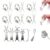 VZYUVY 12 Pcs Ring Magnet Cat Eye for Nails, Circle Round Cateye Nail Magnets Tool for Gel Polish DIY Nail Salon