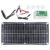 W 18v Monocrystalline Silicon Solar Power Panel Black