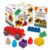 WaBee Baby Soft Rubber Building Blocks Starter Set – 20 Extra Large Pieces Ages 12mo+ – Chew-Safe Sensory Stacking Toys – STEM Learning with Building Guide – Not Compatible with Duplo/Mega