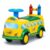 Waddle Crayola School Bus Ride-On Toy for Toddlers, 2-in-1 Ride & Play Activity Bus with Storage Seat, Lights & Sounds, Crayons and Coloring Stencils Included, Ages 2+ Years, 44 lb Capacity