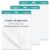 WADORN Mini Sticky Easel Pads, 13 x 17 Inches Self-Stick Flip Chart White Paper with Sticky Back Super Adhesive & Bleed-Resistant for Classroom Teacher Office Presentation Pad, 30 Sheets/Pad, 3 Pads