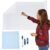 WADORN Self Adhesive Whiteboard Roll Reusable Dry Erase Whiteboard Sticker with Marker Pen Large 500cm x 45cm for Classroom Office Home Wall Glass Meeting Project