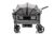 Wagon Stroller for 2 Kids Double Stroller with Removable Canopy & 5-Point Harness, Large Storage Basket & Snack Tray, All-Terrain Push Wagon (Light Gray)