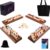 Wahartoly Rummy Cube Game Original – Rummy Cube Game 2-4 Players with 106 Tiles and 4 Wooden Racks – Classic Board Games for Family and Party