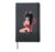 Waifu Manga Otaku Design for a Cosplayer Anime Girl Hardcover Journal, Black