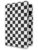 Waitress Server Book – Retro Checkerboard Server Wallet Organizer, Simple Guest Check Holder for Restaurant Waitstaff (Black & White，Small)