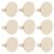 Wakauto 50pcs Wooden Mini Clips for Scrapbooking and Photo Display Crafts