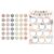 WALENGIF 36 Classroom Line Up Spots Bundle with Boho Birthday Chart