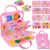 Walenty Busy Board Montessori Toys for Toddler Girl Birthday Gifts, Busy Book Sensory Learning Toys for Toddlers, Educational Activities Airplane Car Travel Toy for Girls