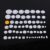 Walfront Plastic Motor Gears Robot Gear Kit Pulley Belt Single Double Crown Gears Set for DIY Car Robot (64 Kinds)