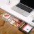 WALFRONT Under Desk Storage Box Transparent Hidden Desk Drawer ABS PS 20