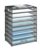 WALI Desk File Organizer, 9 Tier Desktop Paper Letter Tray Organizer with Handle, Office Desk Accessories & Workspace Organizers for Office, Home, School Supplies, 1 Pack, Black