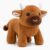 Walking Cow Plush Toy, Interactive Electronic Pet Plush Vaca Animal with Walking Motion Moo Sound, Soft Stuffed Cow Educational Gift for Toddler Kids Ages 3+ Boy Girl Preschool Birthday Holiday Brown