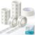 Wall-Safe Balloon Glue Dots Set, 1200 Pcs 12mm Removable Glue Points with 131ft Masking Tape, No Residue Decoration Kit for Birthday Party, Wedding, Photos & DIY Crafts, for Party Planners & Families