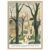 Wallbuddy Village Street Scene Wall Art Print (24 x 36 inches, Oak Framed)