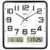 Wall Clock- Modern Decorative Quartz Wall Clock Digital Silent Non-Ticking Easy To Read For Home Office School Decor (Black)