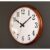Wall Clock Solid Wood Frame Wall Clock Modern Living Room Wall Clock Roman Arabic Numerals Bedroom Kitchen Wall Clock (B)