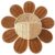 Wall Hanging Rattan Wicker Storage Basket, Scalloped Sunflower Hanging Shelves Home Decor, Hanging Woven Rattan Basket Organizer for Bathroom,Living Room,Kitchen