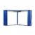 Wall Mounted A4 Flip File Display 40 Pocket Multicolor 13x9x7in(Blue)