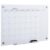 Wall‑Mounted Glass Monthly Calendar Whiteboard, Erasable Planner Board with Marker Tray, Dry‑Erase Markers, Eraser & Mounting Hardware for Home Office School Wall Organization