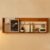 Wall Mounted Magazine Rack Solid Wood Magazine Holder Hanging Book Organizer Floating Shelves Bookshelf for Entryway Office Living Room Solid Construction