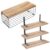Wall Mounted Wooden Multi Layer Floating Shelves for Home Room Decor