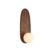 Wall Sconce Modern Minimalist Nordic Solid Wood Iron Oval Glass Globe Light Hardwired Indoor Ambient Decorative Lamp for Bedroom Bedside Apartment Study Room Mounted T-155