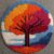 WallustrioaW 50x50cm DIY Latch Hook Rug Kit,Four Seasons Tree