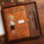 WANDER PRINTS Teacher Difference Personalized Leather Notebook Set