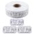 WANDIC 500 Sheets Drink Tokens, 5×2.5cm Pre-Cut Black&White Paper Tickets for Alcohol Management Bar Events Wedding Party Control Beverage Party Supplies