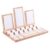 WANGHAI2024M Jewelry Rack Wooden Jewelry Display Stand Necklace Earring Ring Organizer for Boutique Craft Show