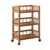 WANGHAI2024M Rolling Cart 3-Tier Rolling Utility Cart Movable Snack and Sundries Storage Shelf Organizer(Small)