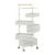 WANGHAI2024M Rolling Cart Mobile Home Utility Cart Snack and Vegetable Storage Rack Freestanding Rolling Shelf(Large)