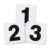 Warehouse Dock Door Number Signs, 12″ x 12″ Flat Square Sign, Heavy-Duty Vinyl Face, No Case Minimum, Wall Mount (holes + screws), Number 10