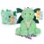 Warm Pals Dragon Microwavable Stuffed Animals, Baby + Full Size Set