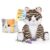 Warm Pals Kitten Microwavable Stuffed Animals, Baby + Full Size Set