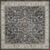 Washable 3×3 Square Rug Entryway: Non Slip for Dog Cat Household Charcoal