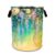 Watercolor Flower Laundry Basket Collapsible Oxford Laundry Hamper Clothes Storage Bin with Handles for Bedroom Bathroom Laundry Room 19.6 x 15.7 Inches