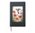 Watercolor Hummingbird Poppy Garden Hardcover Journal, Black