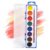 Watercolor Paint Set – 8 Color Solid Half Pan Plasticz Case Kit