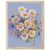 Watercolor Spring Flowers Diamond Painting Kits for Adults Beginners 12×16 Inch, White Daisy Purple Plants 5D Full Round Drill DIY Diamond Art Kit with Wooden Frame for Women Home Wall Decor Gift