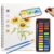 Watercolor Workbook, Water Coloring Book with 12 Different Pages, 24 Colors Watercolor Paint Set for Adults Beginners