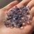 Water Droplets Shape Lampwork Beads Gradient Color Glass for Jewelry Making Handmade DIY Accessories(Black)
